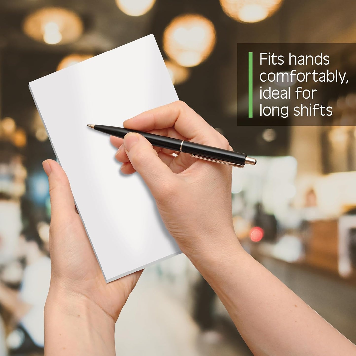 Better Office Products Blank Scratch Note Pads, 4" x 6" Pads, Server Notepads, 50 Sheets per Pad, Memo Pads, Gummed Binding for Easy Tear-off (24 Pack)