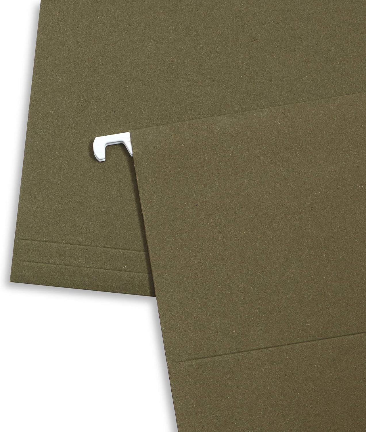 Blue Summit Supplies Hanging File Folders, 1/5 Cut Adjustable Tabs, Legal Size, 5 Tab Locations, Designed for Legal and Law Office File Organization, Standard Green, 50 Pack, Legal Size