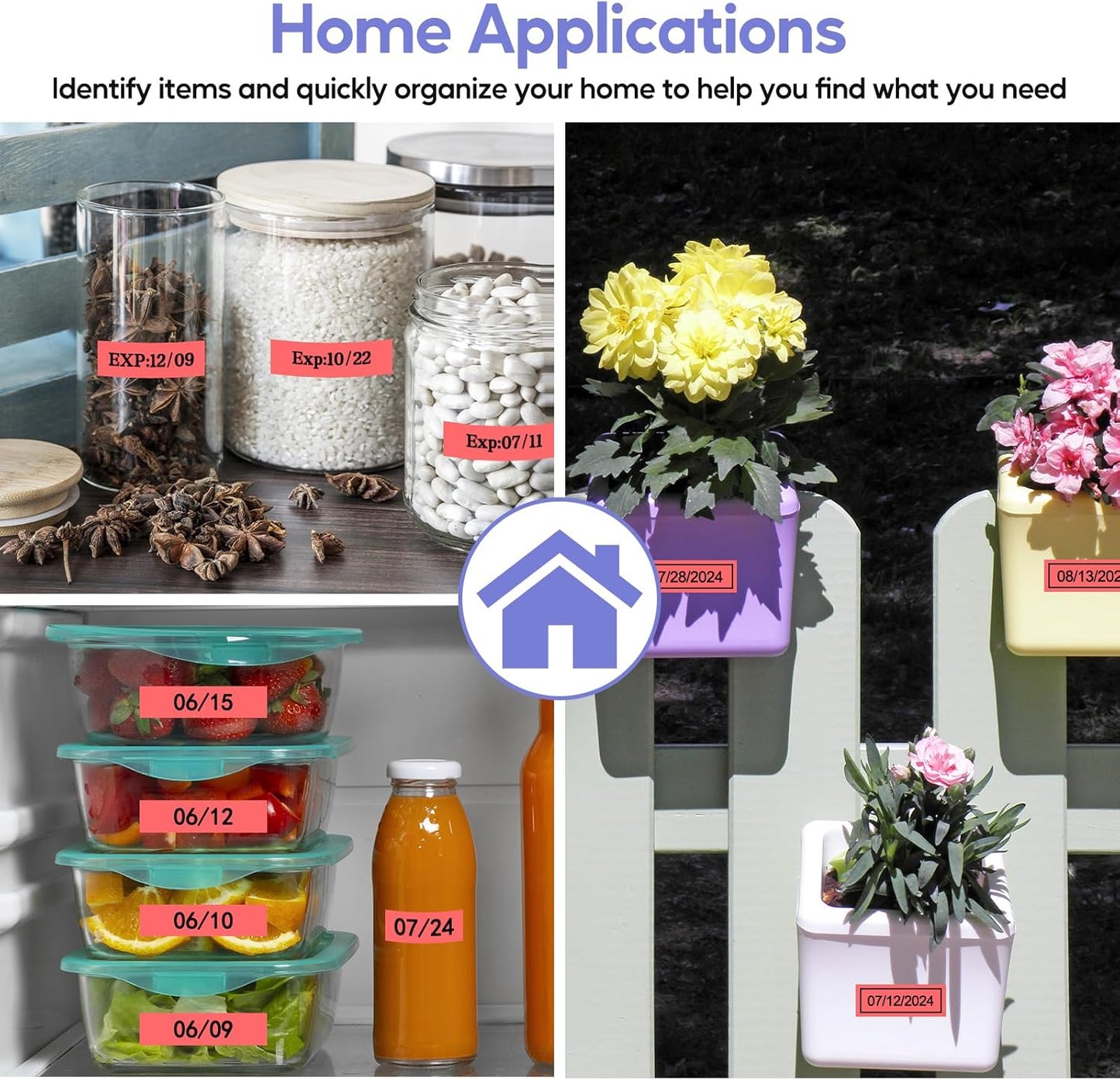 NineLeaf 4 Pack Compatible for Brother P-Touch M Label Tape MK421 M-K421 M421 Black on Red 3/8" (9mm) x 26.2ft (8m) Labeling Refill Cartridge Work in PT-45M PT-65 PT-70 PT-80 PT-M95 Label Maker