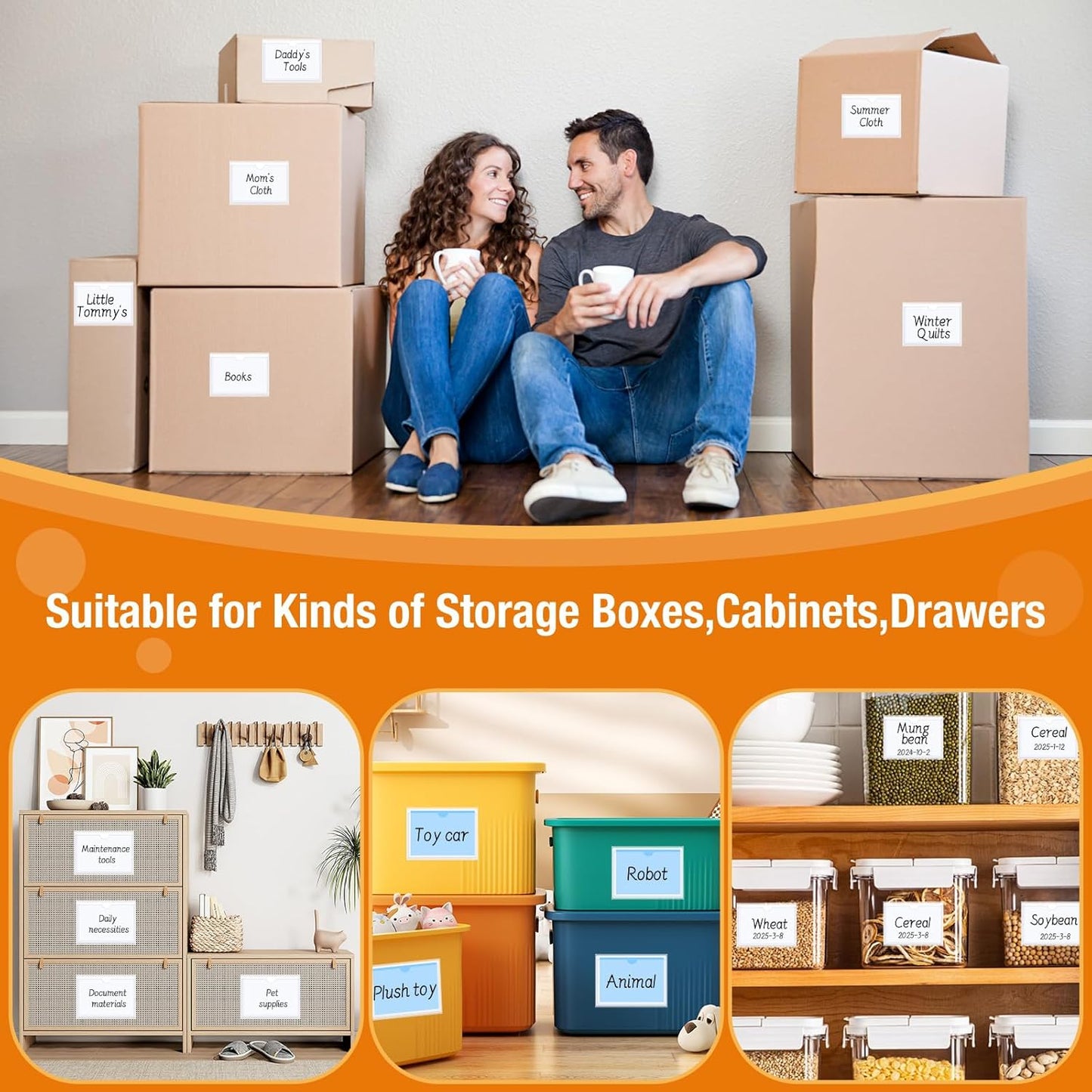 40 PCS Index Card Pockets 4"X6", Self Adhesive Card Pockets, Clear Label Pockets for Storage Bins, Plastic Labels Holders for Organizing, Loading, Drawer,Library Card, Totes, Shelves (4"X6")