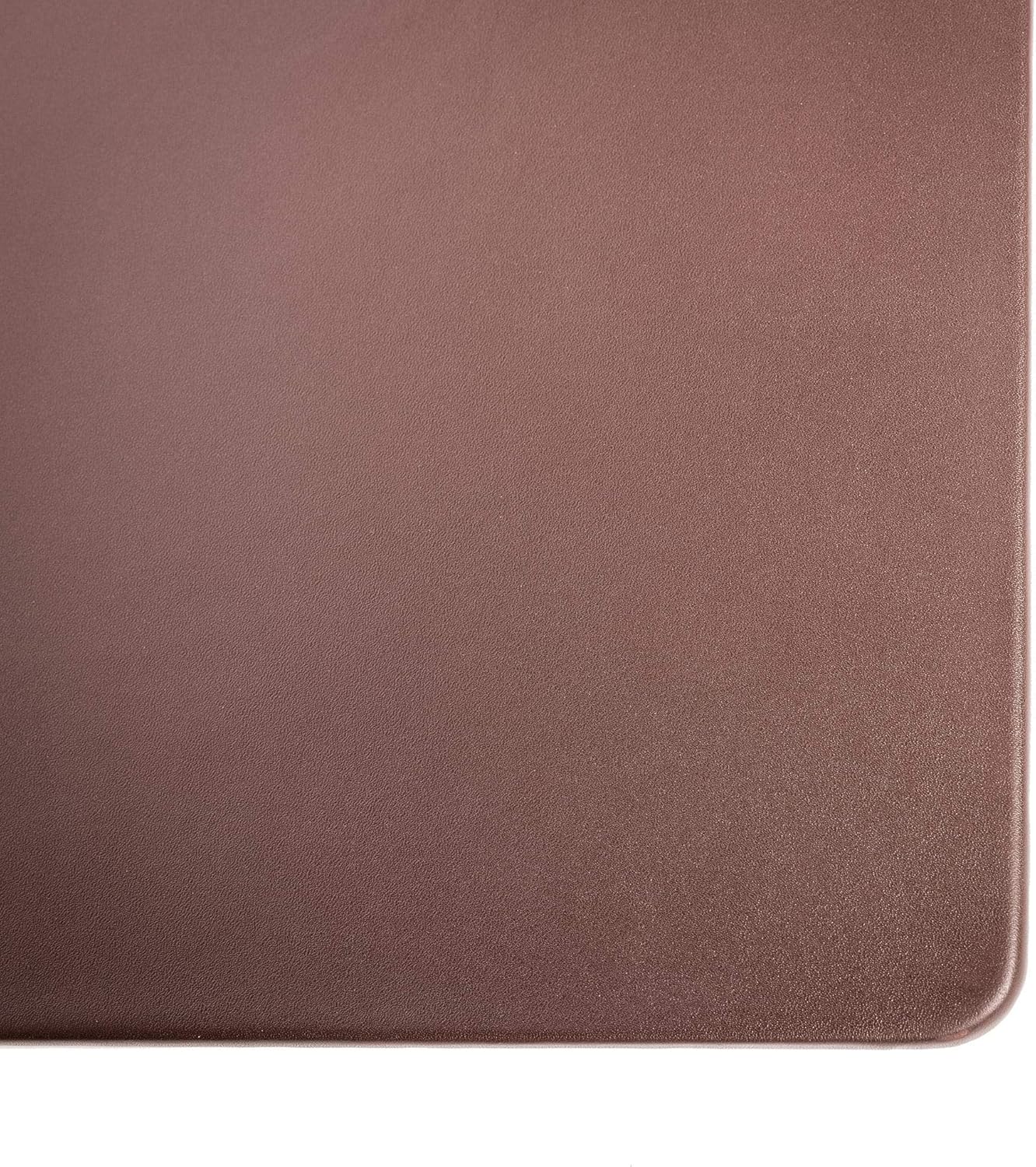 Dacasso Pad Without Side Rails Luxury Leather Blotter for Writing-Executive Desk Surface Protector, 38" x 24", Chocolate Brown