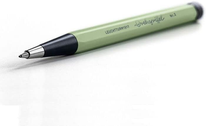 LEUCHTTURM1917 - Drehgriffel Mechanical Pencil - Refillable Writing Stylus with 0.7 mm HB Graphite Lead (White)