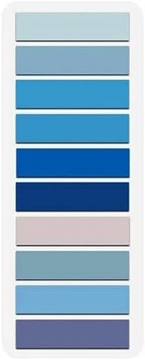 200 Pcs Blue Sticky Index Tabs, Page Markers Notes Tabs Writable and Repositionable Book Flags Tabs Strip Index Tabs Self-Stick Note Pads Index Tabs for Page Marking Classify File