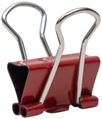 JAM PAPER Colorful Binder Clips - Small - 3/5 Inch (15 mm) - Assorted Binderclips - 6 Packs of 30
