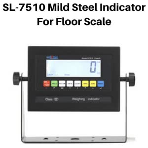 SellEton SL-4x6-2.5K Heavy-Duty, Industrial Floor Scale, Metal Indicator with Platform Scale (48" x 72", 2500 lbs x 0.5 lb)