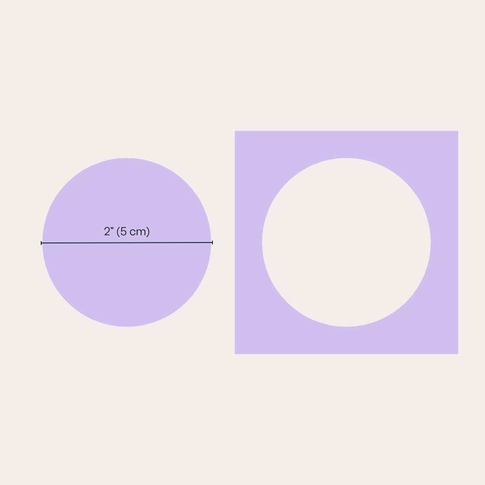 Craftelier - 2 Inch Circle Punch with Lever Press | Shape Hole Puncher for Paper Crafts | Round Hole Punch to Create Scrapbooks, DIY Cards & Journals | Mini Hole Punch for Paper & Cardstock.