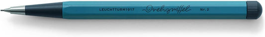 LEUCHTTURM1917 - Drehgriffel Mechanical Pencil - Refillable Writing Stylus with 0.7 mm HB Graphite Lead (Stone Blue)