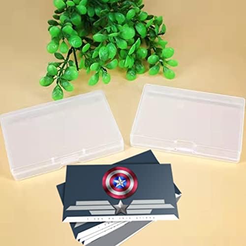 12 Pack Business Card case,Business Card Holder,Credit cards Case,Eyelash Case Holder,Plastic Clear Small storage Case for business cards, credit cards ,eyelash and Gadgets