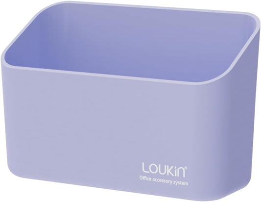 loukin Magnetic Marker & Remote Control Organizer, Dry Erase Marker Holder, Magnetic Storage for Whiteboard or Refrigerators (Purple)