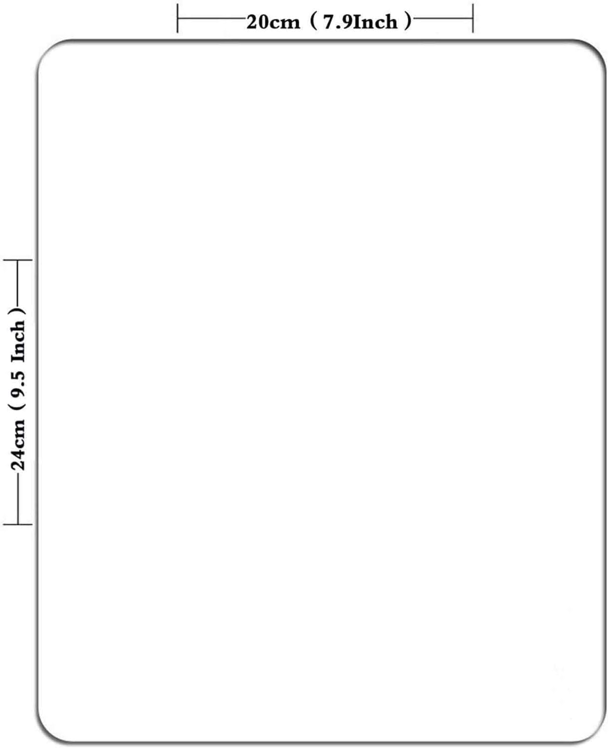 Non-Slip Rubber Mouse Pad， 2026 Calendar Vertical Edition Calendar Black Mouse Mat Mouse Pad Office Gaming Mousemat 9.5 inch x 7.9 inch