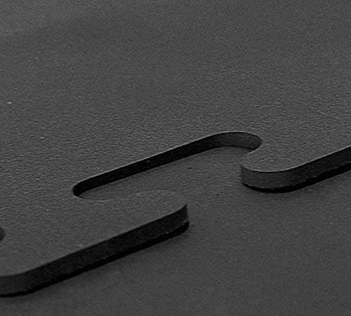 American Floor Mats - Heavy Duty Stall Tiles - Stable/Horse Tiles - Thick, Durable Rubber Flooring Solid Black 8' x 16' Set 3/4" Thick (32 Tiles Total)