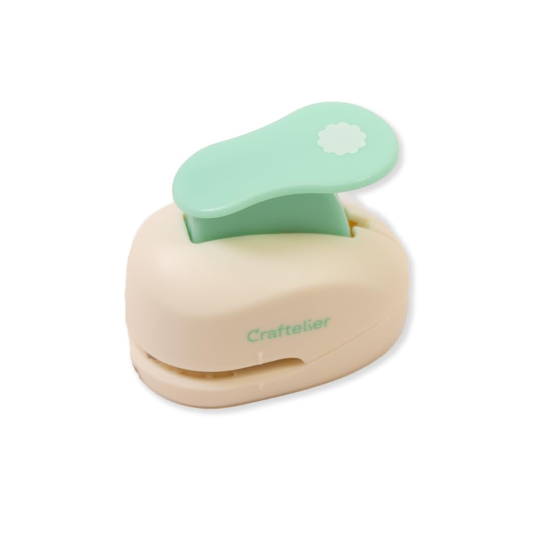 Craftelier - 3/8 Inch Circle Scallop Punch with Lever Press | Shape Hole Puncher for Paper Crafts | Scalloped Hole Punch to Create Scrapbooks, DIY Cards & Journals