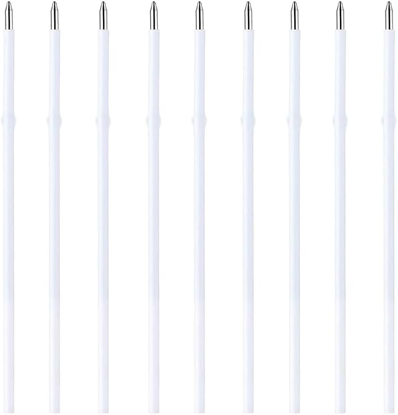 20 pcs 1mm Black Color Replaceable Ballpoint Pen Refill School Office Supplies(4.2 inch)