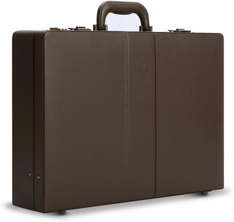 Solo New York Attache - Carrying Case with Combination Lock, Business Brief, Large Main Compartment - Grand Central