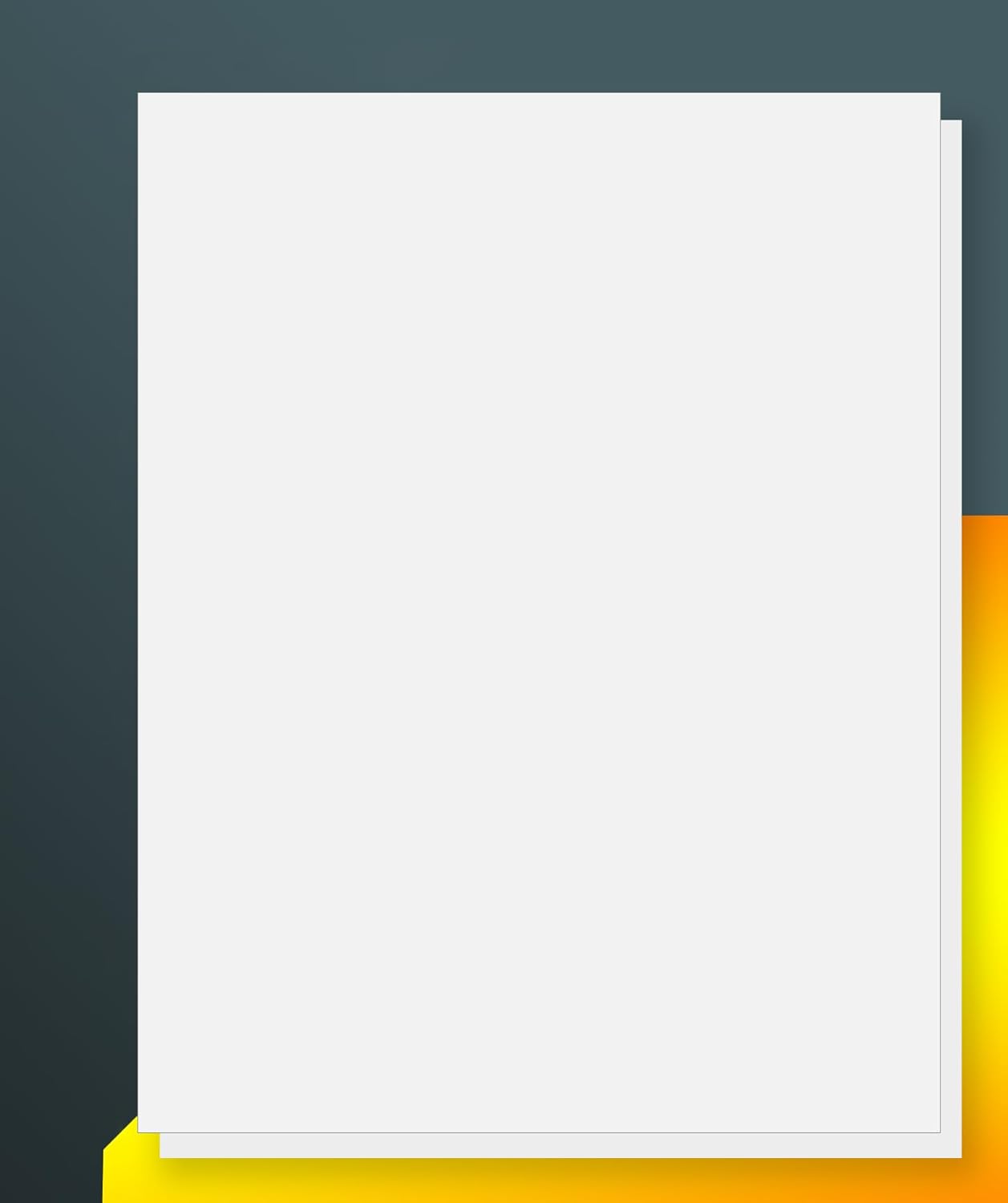 8.5" x 11" Full Sheet Label Sticker Paper for Laser & Inkjet Printers[500 Sheets,500 Labels]