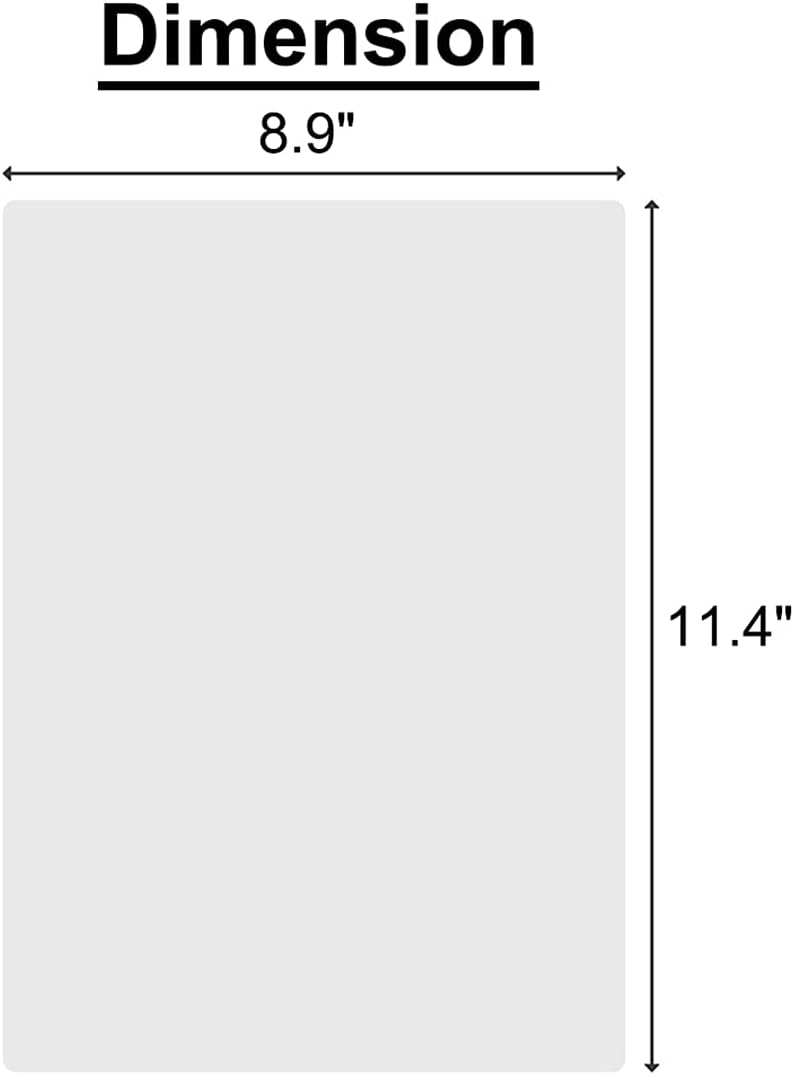 Thermal Laminating Pouches, 8.9 x 11.4-Inches, 5 mil Thick Laminating Sheets (100 Pack)