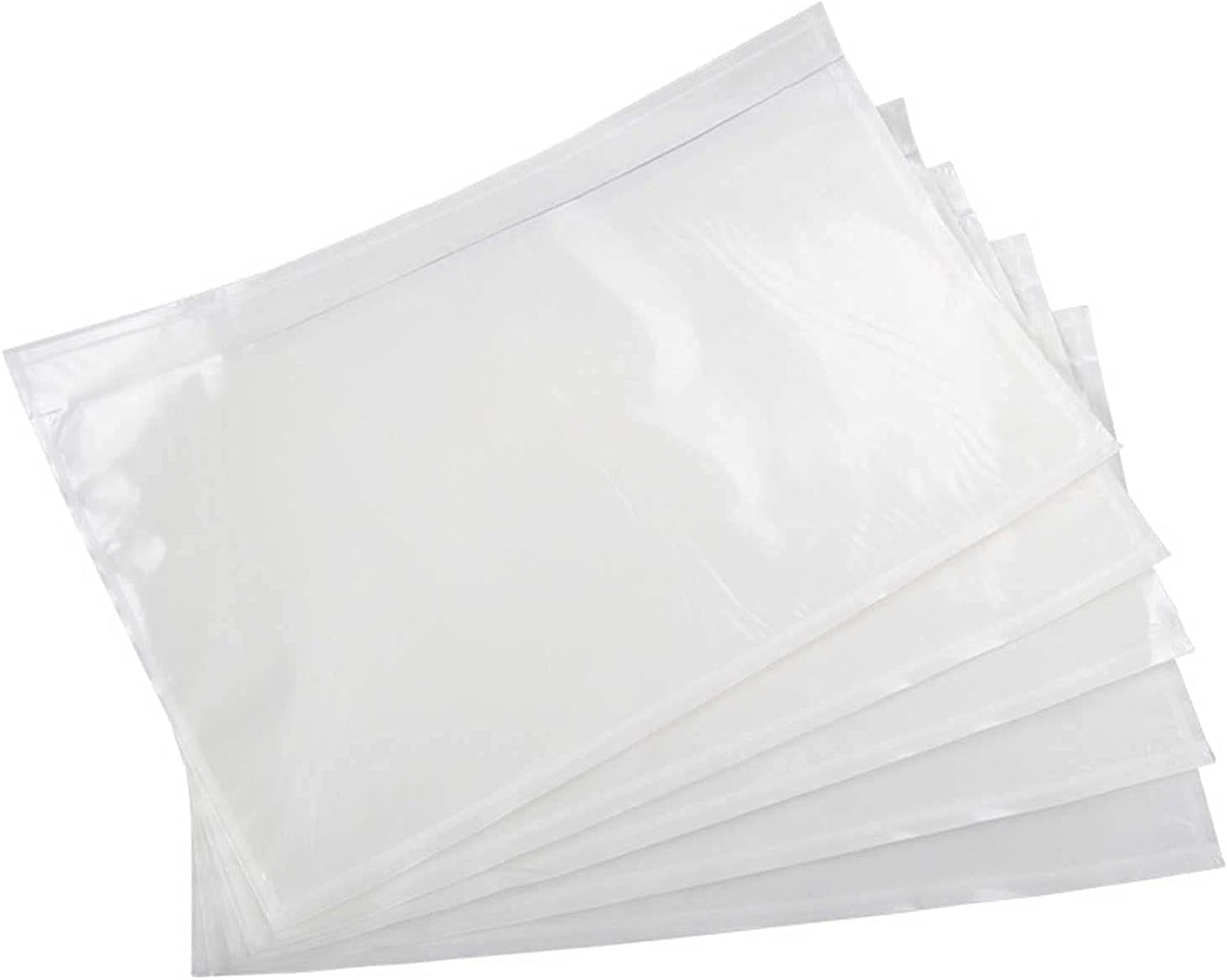 7.5'' x 5.5'' Packing List Pouches, Shipping Label Envelopes Clear Adhesive Top Loading Packing List - 200 Packs