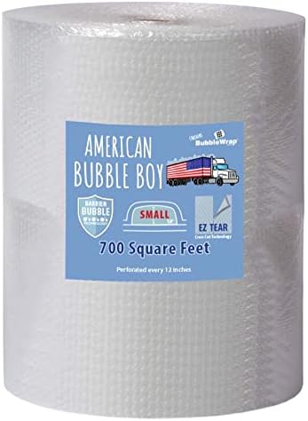 Small Bubble Wrap, American Bubble Boy (24" Wide, 700 Square Feet)