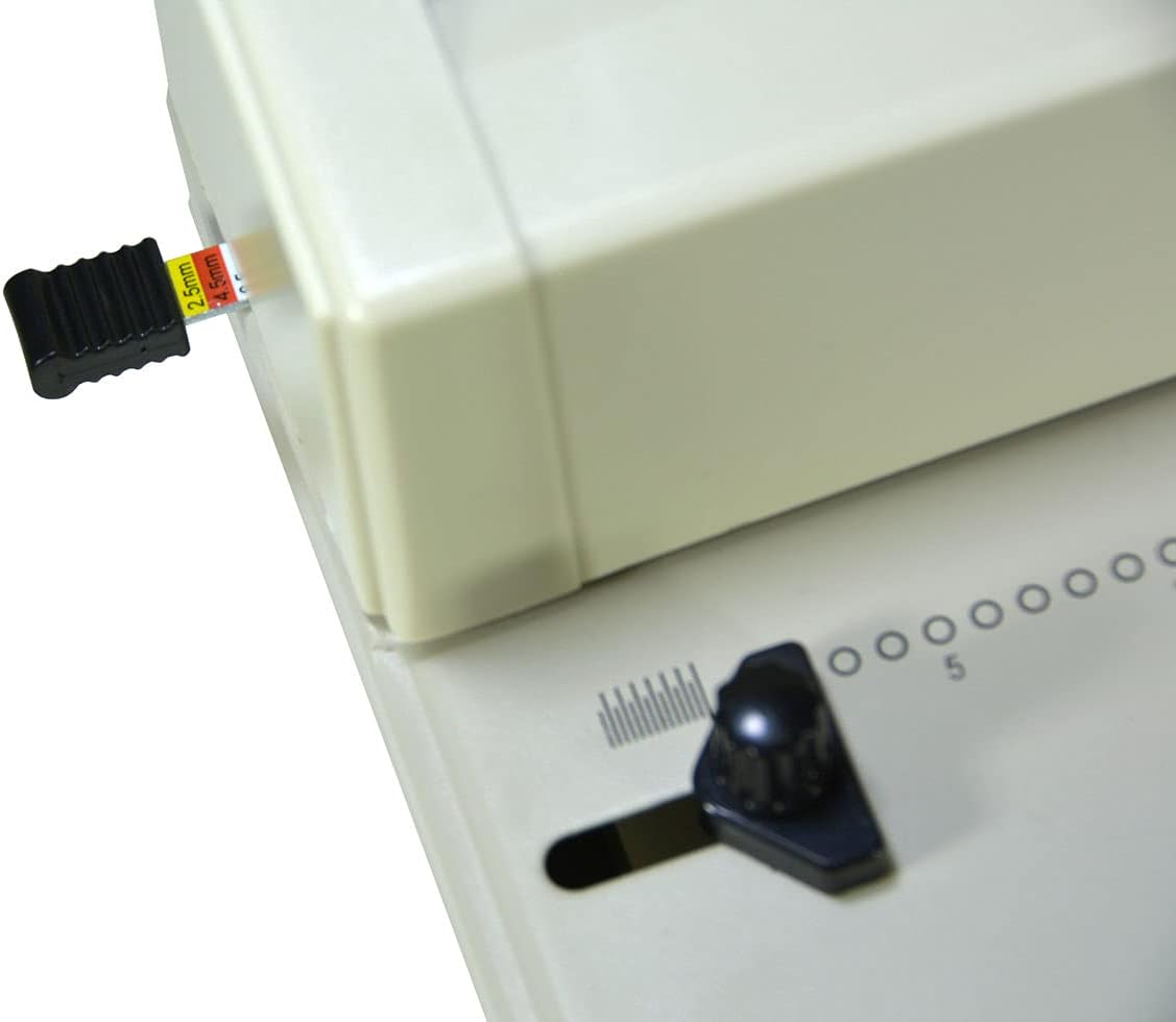 PPE S12 Coil Binding Machine Spiral Coil Binding Machine Manual Round Hole Punch 4 to 1 Pitch 12 Sheet Punch Capacity