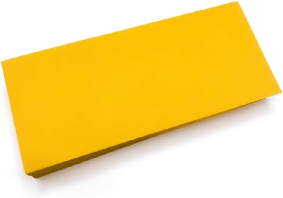Limited Papers (TM) No. 10 Regular Standard Mailing Envelope - Pastel - Soft - 24 Pound (4.8 inch x 9.5 inch) - Announcement, Invoices, Checks, Letters, Contracts, Business Envelopes (Goldenrod, 1000)