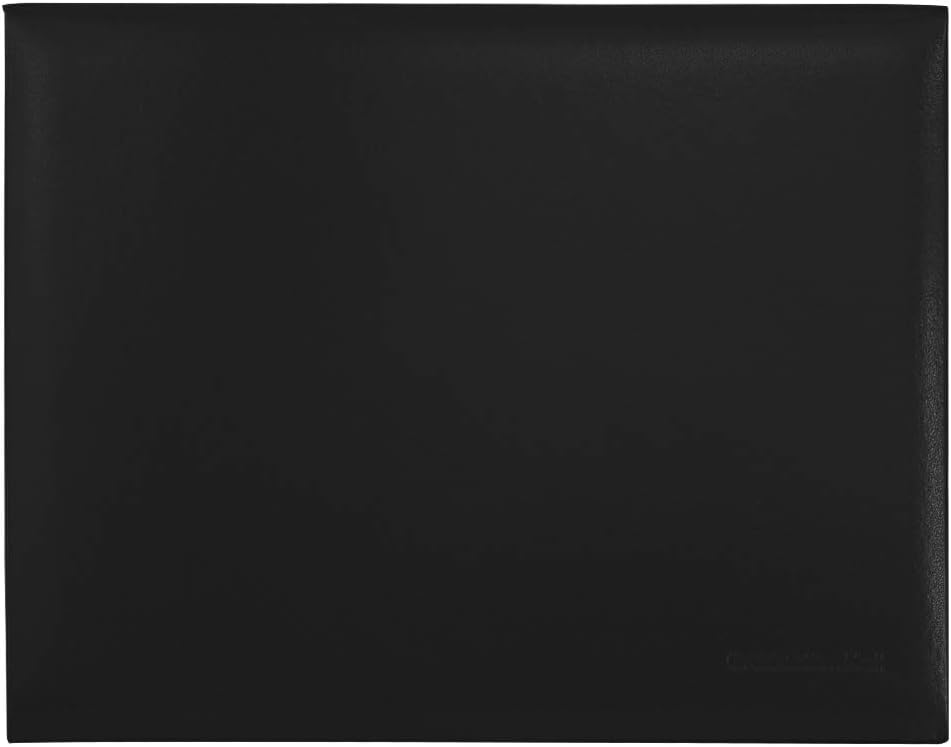 GraduationMall 8.5"x11" Smooth Padded Diploma Cover Certificate Holder Black,1-Pack