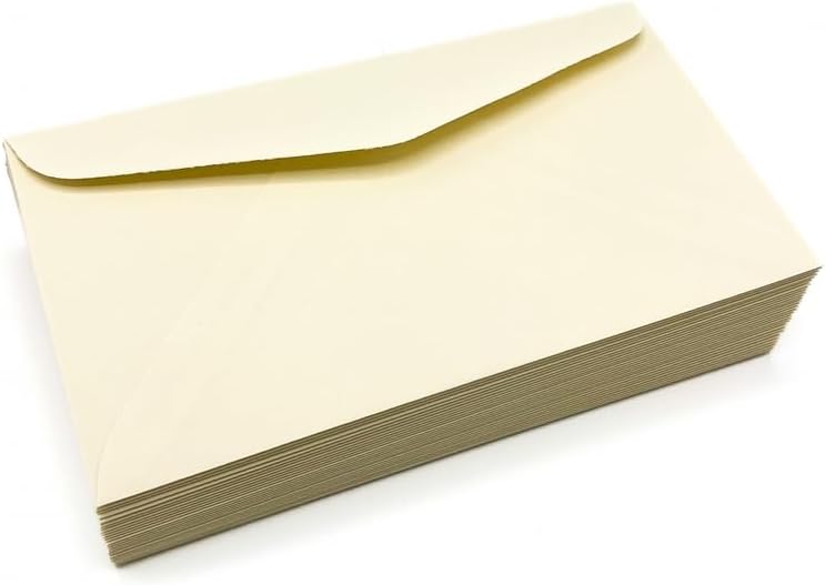 Limited Papers (TM) #6 3/4 Regular Envelope - Pastel - 24# (3 5/8 x 6 1/2) - Business Series (Cream, 250)