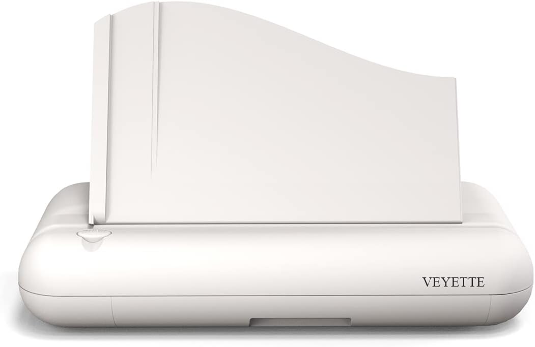 Electric 3 Hole Paper Punch, VEYETTE Heavy Duty Commercial Hole Puncher with Adapter for Office School Studio, 30 Sheet Capacity,Color Gray