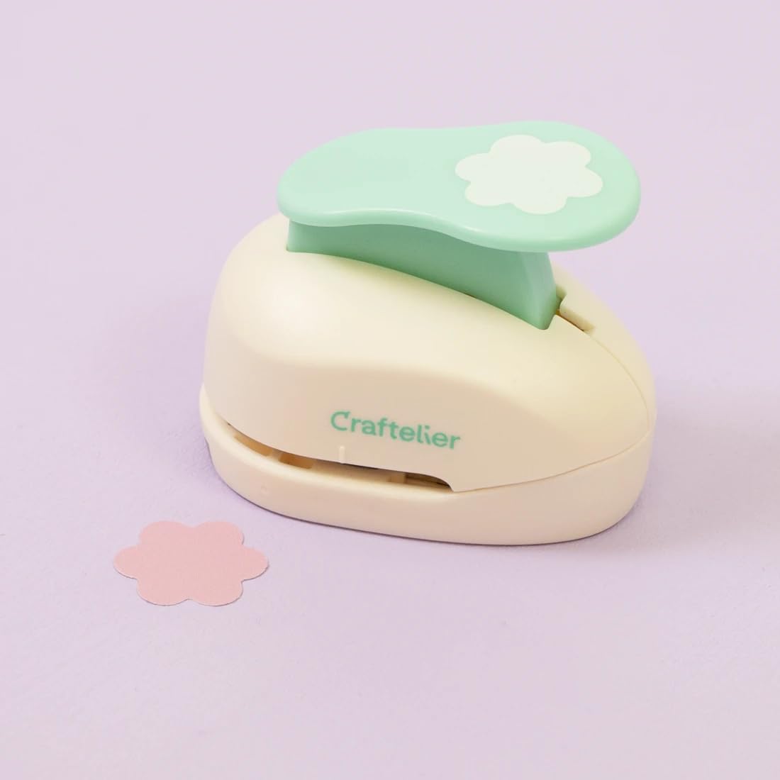 Craftelier - 1 Inch Flower Hole Punch with Lever Press – Flower Punches for Paper Crafts | Hole Puncher for Crafts, Scrapbooking, DIY Cards & Journals | Hole Punch Shapes for Paper & Cardstock.