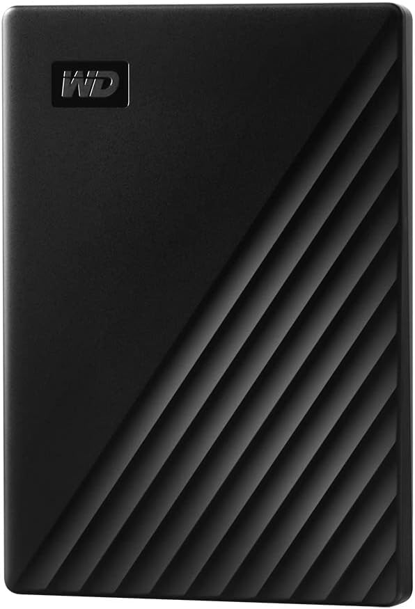 WD 2TB My Passport, Portable External Hard Drive, Black, backup software with defense against ransomware, and password protection, USB 3.1/USB 3.0 compatible - WDBYVG0020BBK-WESN