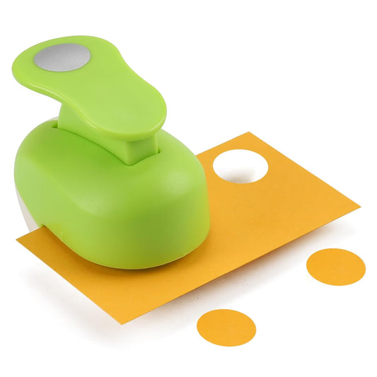 LOONENG 5/8 Inch Circle Hole Punch - Create Perfect Circles for Handmade Craft Projects - Ideas for Scrapbooking, Card Making, DIY Photo Albums, Gift Tags, Homemade Confetti