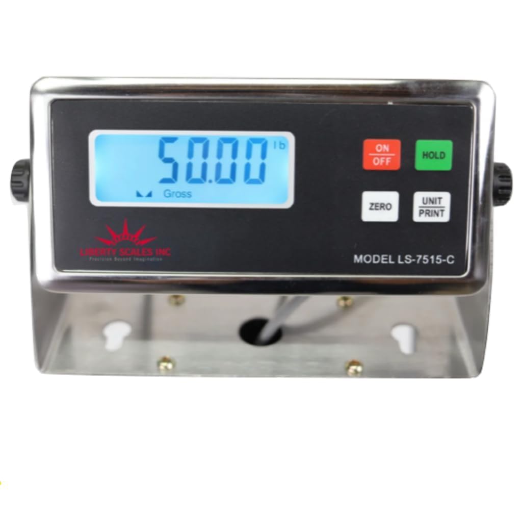 Liberty LS-700-4X6 Heavy Duty General Purpose Floor Scale | 48" x 72" | Capacity of 1000 lbs x 0.2 lb + Blue