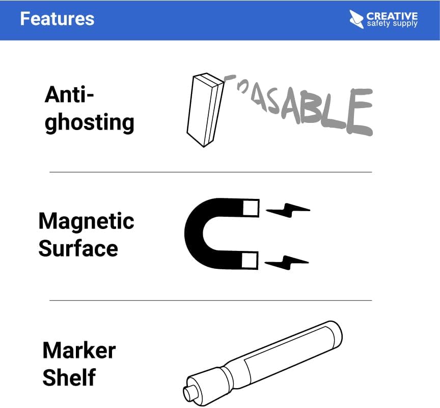 Project Planning Dry-Erase Whiteboard 36" x 24"