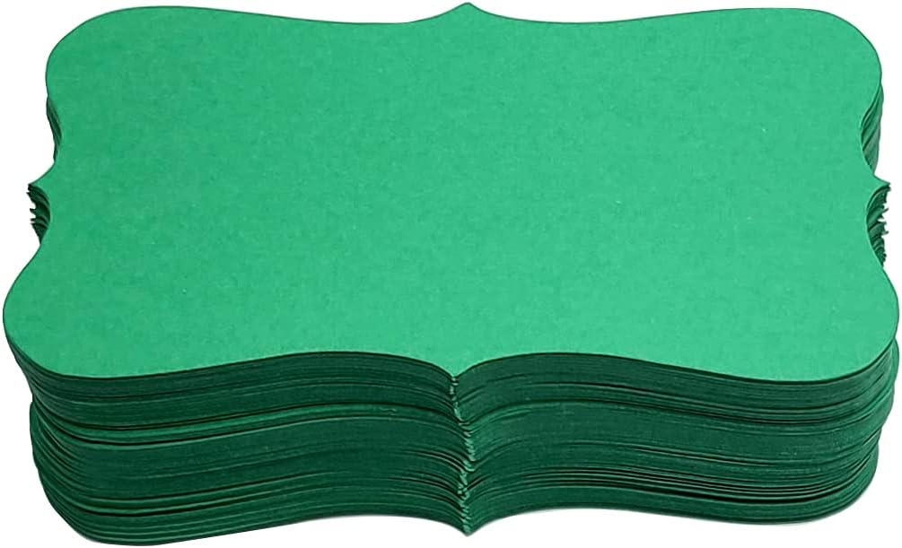 PPAPPAPPIYO 3.5x2 color index cards (100) Paper - Blank (green)