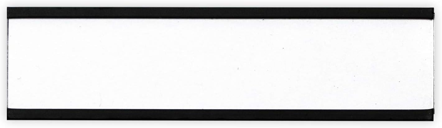 SmartSign Magnetic 'C' Channel Label Holders for Metal Racks and Shelves | 0.75" x 3" Pack of 25