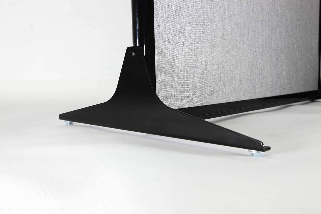 Versare Office Workstation Screen | Portable Wall Divider | Modern Cubicle | Freestanding Privacy Screen | Flexible Work Space | 1 Panel | 33" Wide x 70" Tall Beige SoundSorb Panels