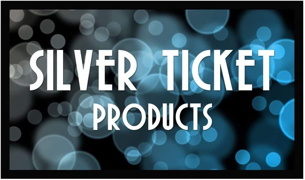 Silver Ticket Products STR Series 6 Piece Home Theater Fixed Frame 4K / 8K Ultra HD, HDTV, HDR & Active 3D Movie Projection Screen, 16:9 Format, 150" Diagonal, Grey Material STR-169150-G