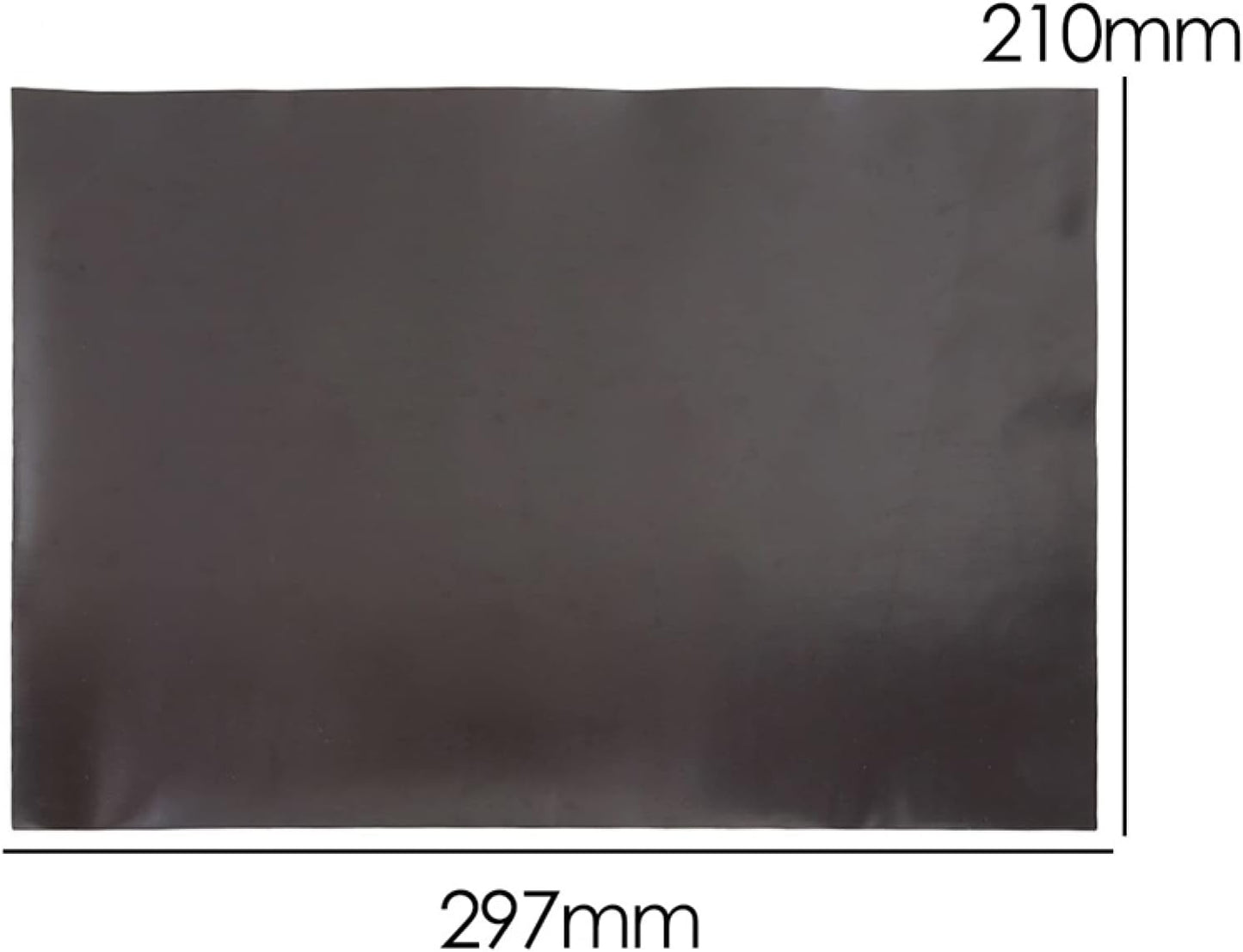 A4 Size Rubber Soft Magnet Sheets Magnetic Storage Sheet for Cutting Dies Storage 0.3mm Thick 10 Pieces Set 11.7x8.2inch Black Metal Dies Storage Sheet