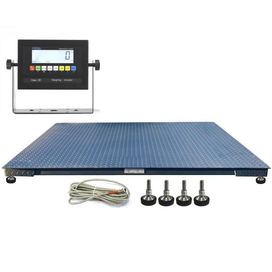 SellEton SL-5x7-1K-NN 60" x 84" Heavy-Duty, Industrial Floor Scale, Metal Indicator | 1000 lbs x 0.2 lb