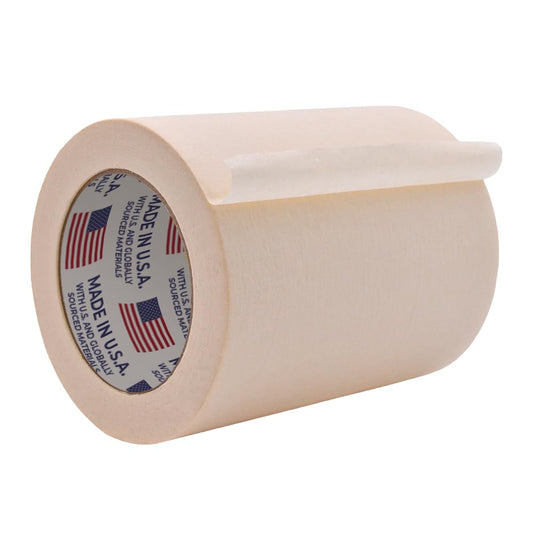 WOD MT5 Utility Grade Masking Tape, 12 inch x 60 yds. for Home or Office air-Dry Painting, Labeling, & Packing. Leaves no Residue