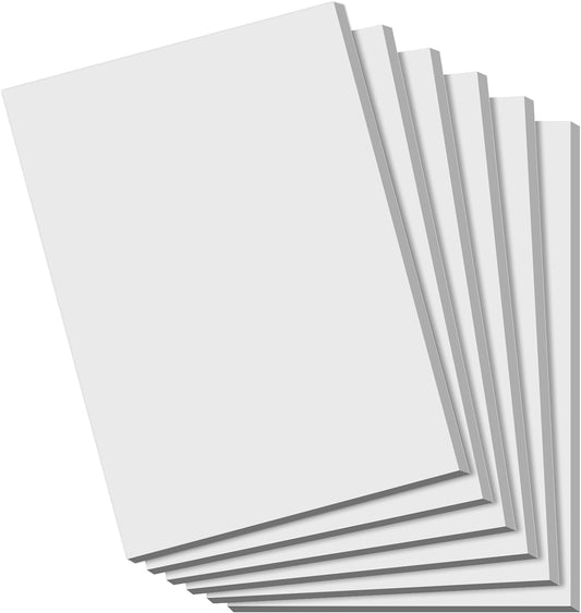 Notepads 4x6 - Blank Memo Pads - 50 Sheets per Notepad - Set of 6, Small Writing Pads White Paper - Server Memo & Scratch Note Pads 4x6'' for Work, Mini Pocket for Office School Supplies Writing Notes