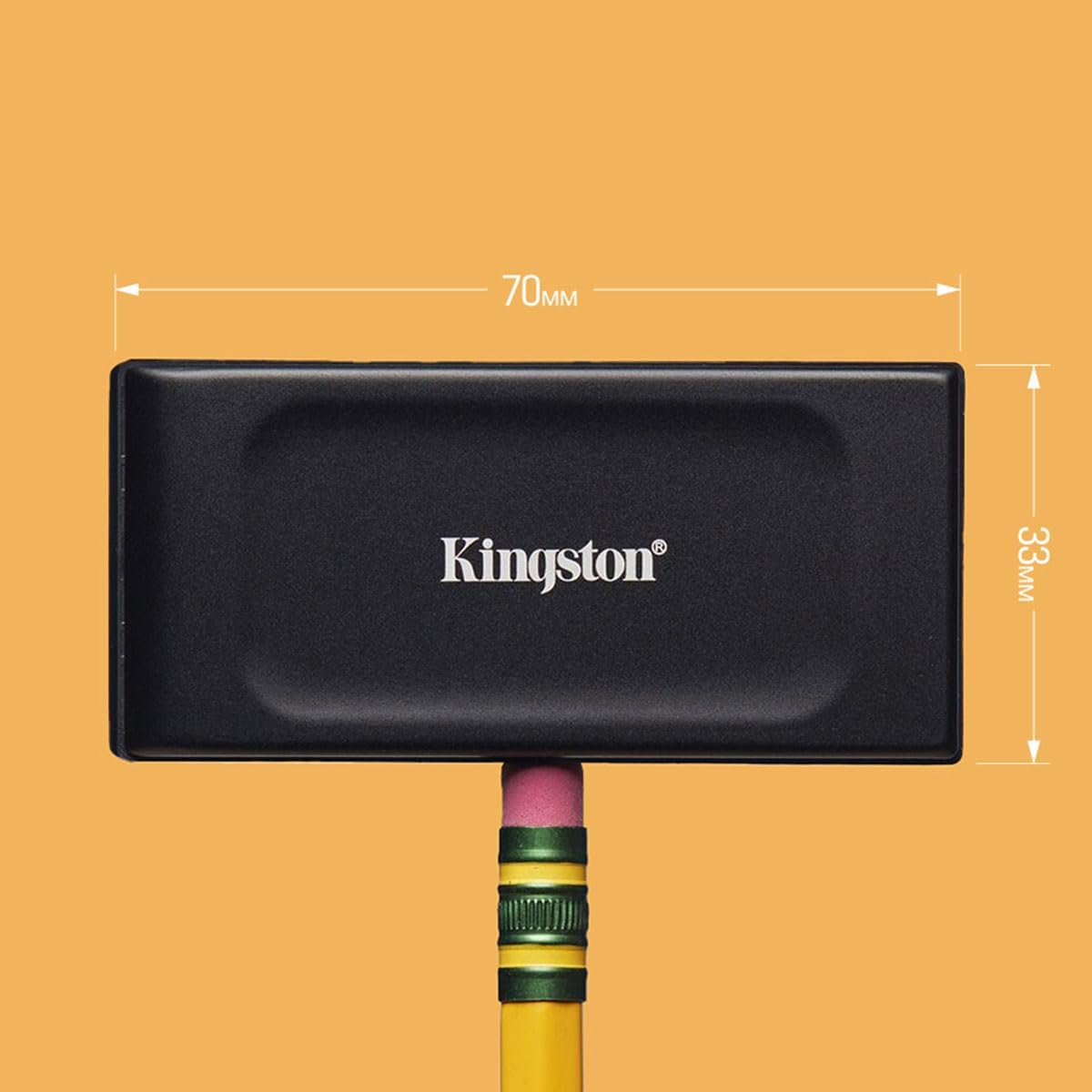 Kingston XS1000 2TB SSD | Pocket-Sized | USB 3.2 Gen 2 | External Solid State Drive | Up to 1050MB/s | SXS1000/2000G