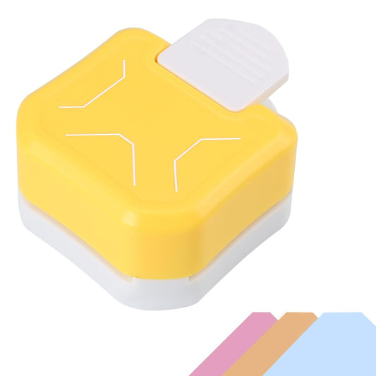 3 in 1 Diagonal Corner Punch, 3 Way Corner Paper Punch for Paper Crafts, Journals, Greeting Cards, Postcards, DIY Projects, Invitations Cards, Gift Tags, and Scrapbooking