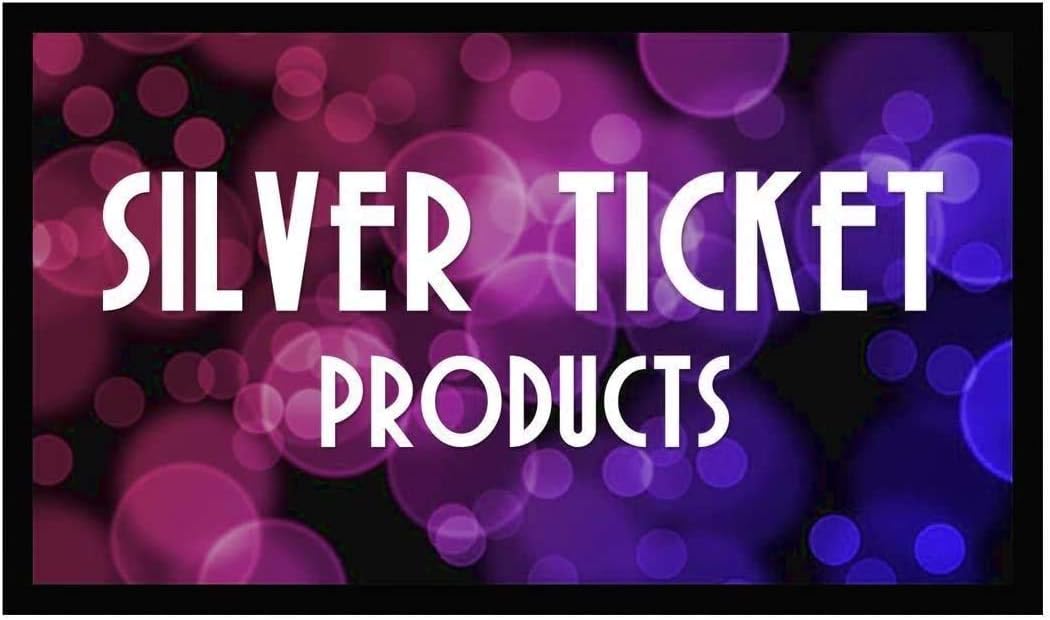 Silver Ticket Products STR Series 6 Piece Home Theater Fixed Frame 4K / 8K Ultra HD, HDTV, HDR & Active 3D Movie Projection Screen, 16:9 Format, 150" Diagonal, High Contrast Material STR-169150-HC