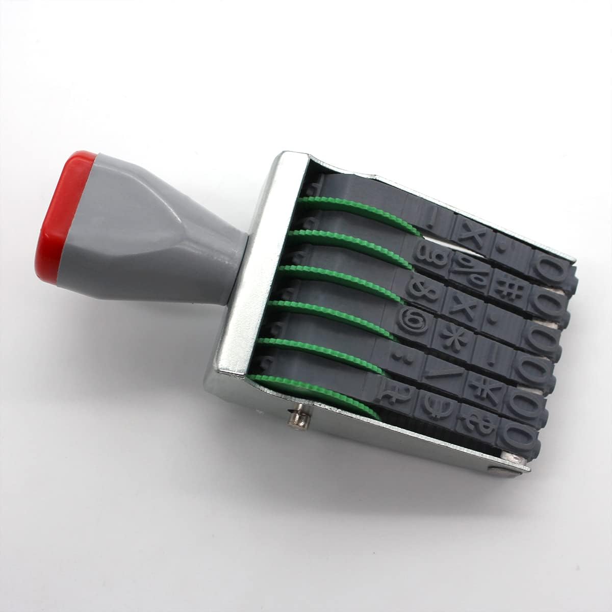 6 Digits Rubber Stamps Number Stamp,Rolling Wheel Stamps,Personalized Number Stamps,Symbol Multi-Function DIY Scrapbooking Ink Stamp Date Stamps