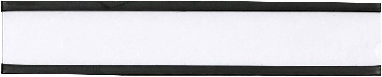 SmartSign Pack of 25 Magnetic 'C' Channel Label Holders | 0.5" x 3"