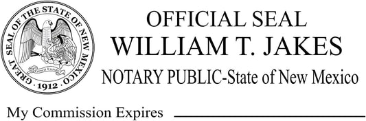 Notary Stamp Seal Ink Personalized Self Inking Stamp Custom Stamp Rubber Stamp Trodat 4913 Self Ink Notary Stamp - 7/8" x 2-3/8" Impression Area