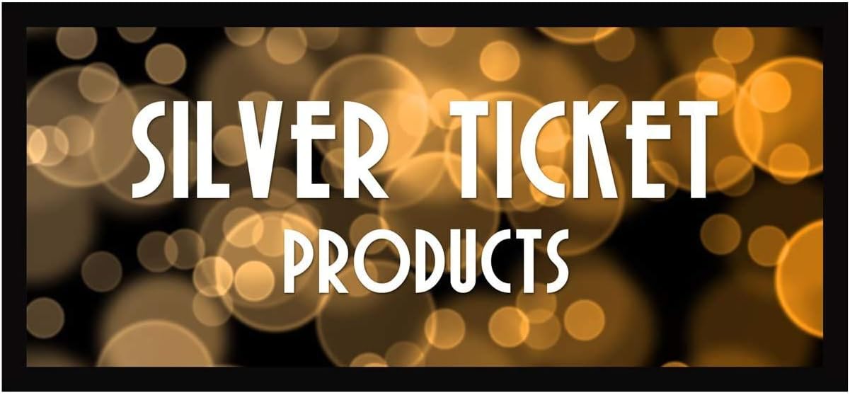 Silver Ticket Products STR Series 6 Piece Home Theater Fixed Frame 4K / 8K Ultra HD, HDTV, HDR & Active 3D Movie Projection Screen, 2.35:1 Format, 115" Diagonal, Silver Material STR-235115-S