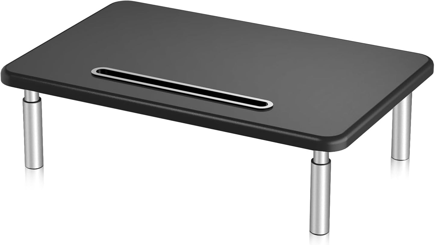 suptek Monitor Laptop Stand,Monitor Laptop Stand Riser for Desk,3 Height Adjustable,Laptop Computer Stand With Metal Vented Platform for Laptop, PC, Printer(MST003M)