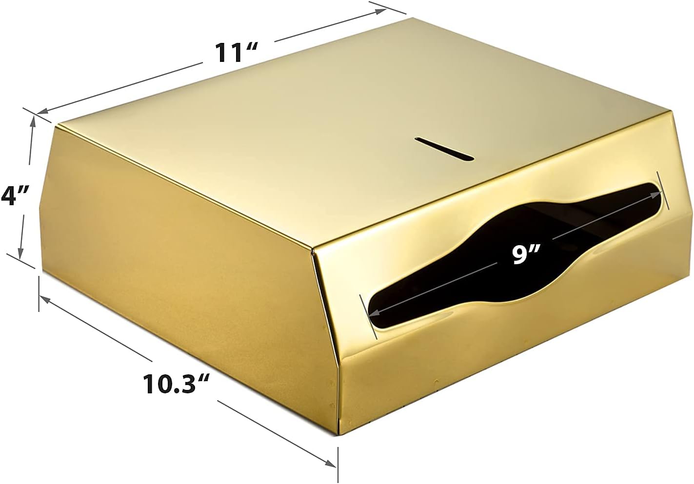 Paper Towel Dispenser Wall Mount Commercial, C Fold Multifold Hand Paper Towel Dispenser, Stainless Steel Tissue Holder