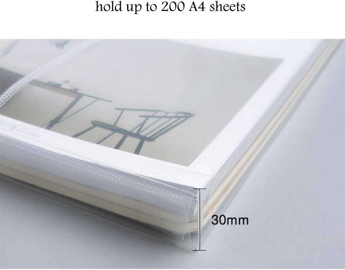 Letter Size Clear Poly Envelopes with String Closure Top Opening Folder Pack of 40 Bottom with Expanding Gusset